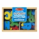 Кутия с детски дървени магнитни букви  - 1