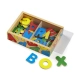 Кутия с детски дървени магнитни букви  - 2
