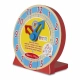 Детска образователна играчка Дървен часовник 