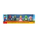 Детски комплект фигурки Марио и приятели 6 см, 5 бр.  - 1
