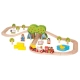 Детски вървен влак с релси и аксесоари Ферма  - 1