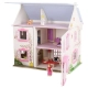 Детска дървена къща с обзавеждане и семейство Къщичка с рози  - 4