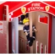 Детска дървена играчка Градска пожарна  - 2