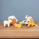 Детски игрален комплект Малки дървени горски животни  - 3
