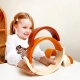 Дървена детска играчка Дъга за подреждане  - 4