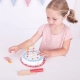 Детска дървена торта за рязане Рожден ден  - 5