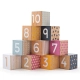 Детски дървени кубчета с числа  - 1