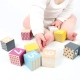 Детски дървени кубчета с числа  - 2