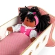Детско дървено легло - люлка за кукли  - 4