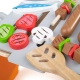 Детски дървени играчки за готвене Барбекю  - 3