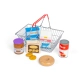 Детска реалистична метална кошница за хранителни стоки  - 1