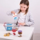 Детска реалистична метална кошница за хранителни стоки  - 4