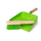 Детска четка с лопатка за чистене в зелено  - 3