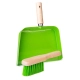 Детска четка с лопатка за чистене в зелено  - 4