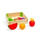 Дървен детски комплект за готвене Щайга с плодове  - 5