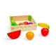 Дървен детски комплект за готвене Щайга с плодове  - 6