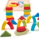 Детска сензорна играчка с форми на арки и триъгълници  - 4