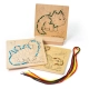 Детски творчески комплект за шиене по номера Динозаври  - 1