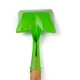 Детска зелена малка градинска лопатка с къса дръжка  - 2