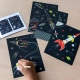 Детски скреч карти Космическа ера  - 2