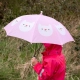 Детски розов чадър Котето Куки  - 2