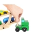 Детска дървена играчка Автовоз с 4 колички  - 13