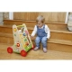 Детски дървен Уокър проходилка с игри за бебета  - 6