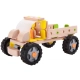 Детски дървен конструктор Камион Робот  - 4