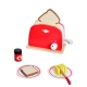 Детски червен дървен тостер за игра  - 1