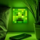 Детска зелена стенна лампа Minecraft  - 1