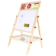 Детска двулицева дървена дъска за писане и рисуване Kruzzel  - 11