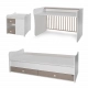 Детско дървено легло Minimax 190/72 цвят бяло/string New  - 13