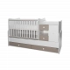 Детско дървено легло Minimax 190/72 цвят бяло/string New  - 4