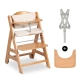 Детски дървен стол за хранене Beta+ Natural  - 1