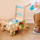 Детска дървена количка за хранителни стоки  - 5