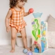 Бебешка играчка дървена океанска пързалка  - 5