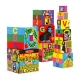 Бебешки картонени кубчета с азбука и животни  - 2