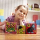 Бебешки картонени кубчета с азбука и животни  - 4