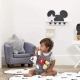 Бебешка занимателна плюшена играчка 18см. Mickey Mouse  - 11
