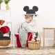 Бебешка занимателна плюшена играчка 18см. Mickey Mouse  - 5
