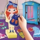 Детски дървена модна кукла Montessori Legno Fashion Doll  - 3
