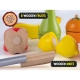 Детски дъвени плодове Montessori Legno Toucan Breakfast  - 3