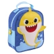 Детска синя чанта за обяд Baby Shark 23 см   - 1