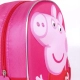 Детска розова раница за градина Peppa Pig 3D 25х31 см  - 2