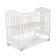 Бебешко дървено легло Wing в бял цвят и 4 колелца  - 2