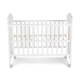 Бебешко дървено легло Wing в бял цвят и 4 колелца  - 3