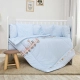 Бебешки спален сет  5 ч.голям обиколник Влакче Синьо  - 2