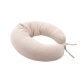 Бежова възглавница за бременни и кърмене Relax Linen 190см  - 5