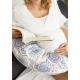 Възглавница за бременни и кърмене на бебе памук Moon  - 2