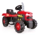 Детски червен трактор с педали  - 1